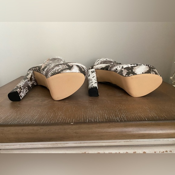 Fashion Nova Snakeskin Booties - Picture 4 of 4